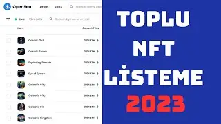 Toplu NFT listeleme nasıl yapılır? OPENSEA