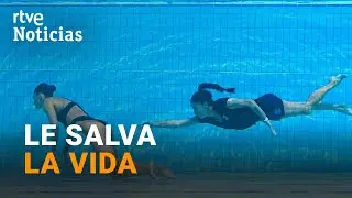 ANDREA FUENTES RESCATA a la NADADORA ANITA ÁLVAREZ: 