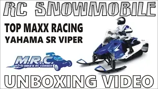 How cOoL is this!! RC SNOWMOBILE! Top Maxx Racing Yamaha SR Viper  EP