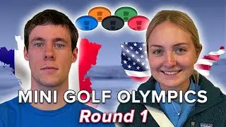 Mini Golf Olympics | Round 1 | #1 Bella 🇺🇸 vs #8 Danny 🇫🇷