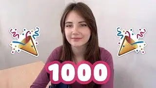 1000 SUBSCRIBERS! 💖😭🎉