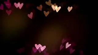 Video background | Hearts Bokeh | Footage |Green screen | №22