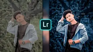 Lightroom Dark Blue Tone Photo Editing | Lr Preset Free Download | Lr Photo Editing