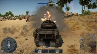 War Thunder- M8 Scott snipe from 780m