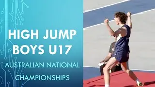 High Jump Boys U17. Liam Shadbolt, 16 years old - 208cm!