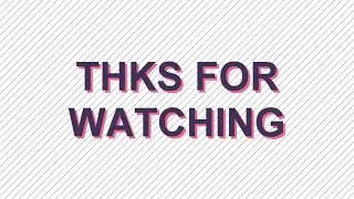 THANKS FOR WATCHING - EPIC GLITCH OUTRO(INTRO) 1920Х1080