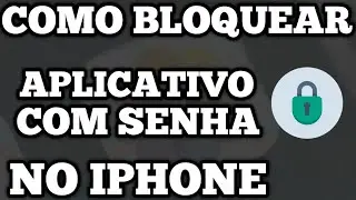 Como colocar SENHA NAS FOTOS do iphone