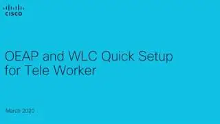 Cisco Teleworker Wireless OEAP Setup