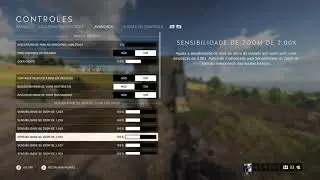 [ XBOX ONE ] - BATTLEFIELD V - CONFIGURAÇÕES / SENSIBILIDADE / FOV