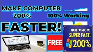 Make Your Computer & Speed Up Laptop 200% Faster for FREE You Must Clean Your Computer!   How to, Ti