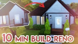 Renovating my 10 Min Build 🔟⏰🏠 | Sims 4 Reno