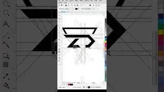 Letter ZD Logo Design in Coreldraw #coreldraw #shorts