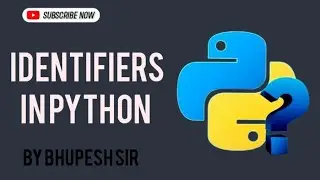 Identifiers in python | Variable declared in python| python Variable in hindi