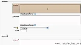 Moodle Lesson activity (part 2)