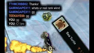 Getting Called a Smurf and the Sea Turtle Achievement | Rocket League