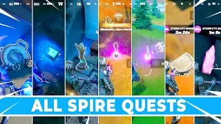 Completing *ALL SPIRE QUESTS* (Artifacts, Last Log, Talisman, Last Log, Don Disguise)
