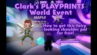 ROBLOX FREE ACCESSORY: How to get Shoulder Maple from PLAYPRINTS World game!