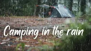 Camping in the Rain ASMR