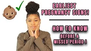 HOW TO KNOW IF YOU'RE PREGNANT WITHOUT A TEST! (Earliest symptoms)