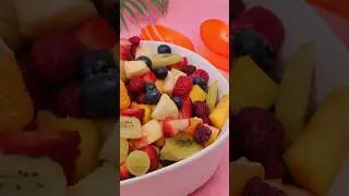 Best Fruit Salad Ever 😍 #delicious #fruitsalad #shorts