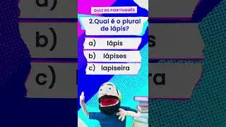 Quiz do plural com Nonozinho 😁 #quiz #plural #limao #pão #arroz #lápis  #professornoslen