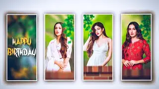 3D Style Birthday Video Editing in Alight Motion