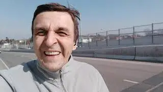 Бег по мосту в Салтыковке. 28 марта 2020