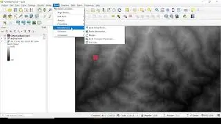 QGIS Basics: Working with DEM File Import dem, Reproject/Warp, Import KML, Clip dem