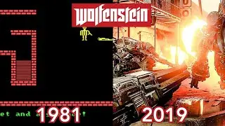 Evolution of Wolfenstein Games 1981-2019 | Castle Wolfenstein - Wolfenstein CyberPilot