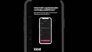 ininal’ın bağış özelliğini nasıl kullanabilirim?