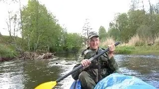 Река Птичь. Поход на байдарке '1