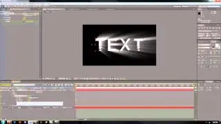 Light Ray Text In Adobe After Effects CS5 CS6