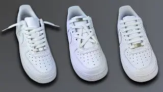 5 COOL WAYS TO LACE AIR FORCE 1s | Nike AF1 Lacing