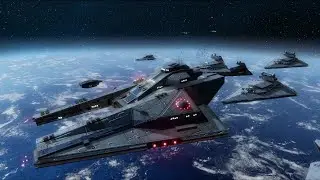 Epic Cinematic Space Battle - STAR WARS EMPIRE AT WAR REMAKE - NPC Wars 41