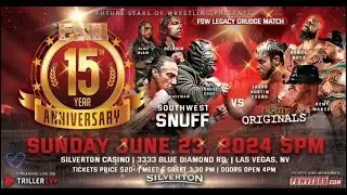Southwest Snuff vs. FSW Originals this Sunday, live at the Silverton. 6/23/2024