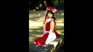 香川の女子が靈夢のコスプレをした写真100枚 Ayaka cosplays Hakurei Reimu(Touhou Project)