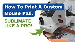 How to use sublimation to create a custom neoprene mouse mat or coaster.