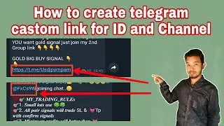 How to create telegram custom link for ID and Channel 2021