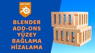 Blender Add-ons - Yüzey Bağlama ve Hizalama