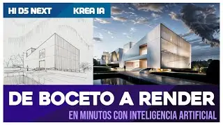 Del BOCETO al RENDER arquitectónico con Inteligencia Artificial
