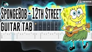 SpongeBob - 12th Street Rag Guitar Tab Tutorial