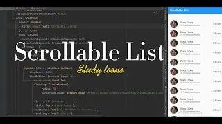 scrollable list | Flutter |