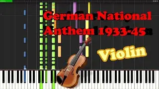 [VIOLIN] German National Anthem (1933-45)