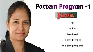 Pyramid Patter-1 | How to print pyramid pattern in Java