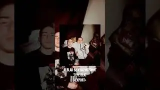 Бит в стиле ALBLAK 52 x Скриптонит - «Export»
