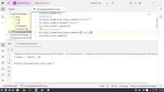 Inserting new items to a python list and changing the values of the elements
