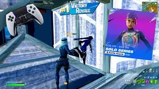 Solo Series Cash Cup Highlights🏆 + BEST Controller Settings For AIMBOT 🎯