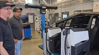 Tesla Cybertruck with Factory Wrap