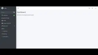 Laravel CRM tutorial 2. How to add AdminLTE admin  dashboard template
