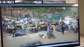 Pune flex hording Accident.